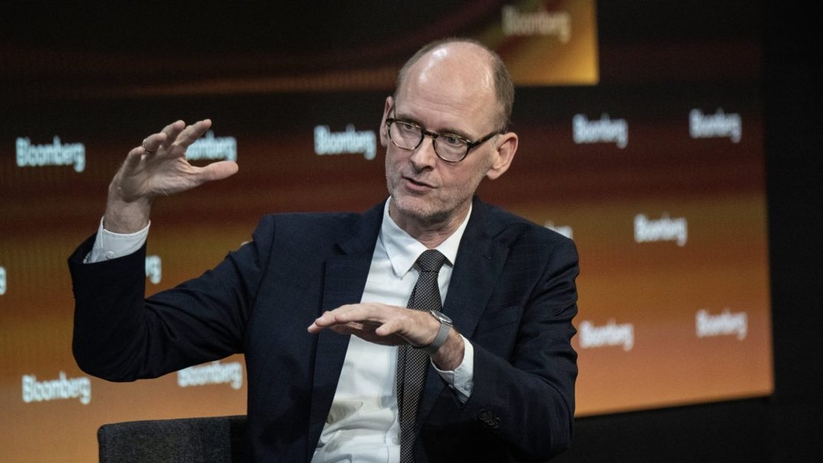 Torsten Slok, chef économiste d'Apollo Global Management, lors d'une interview