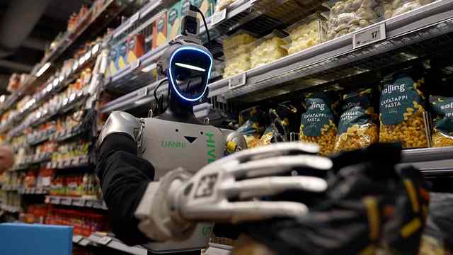 Humanoïde supermarché