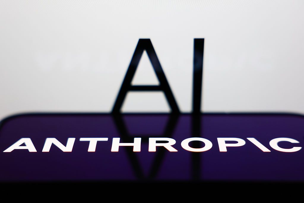 Icône IA et logo Anthropic